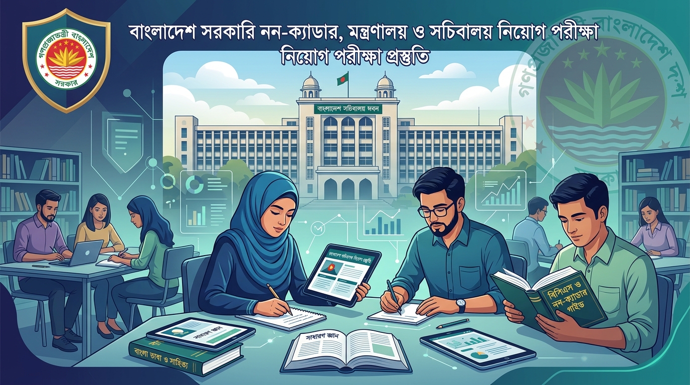 সরকারি চাকরি ইংরেজি ও গণিত ফাউন্ডেশন বুটক্যাম্প